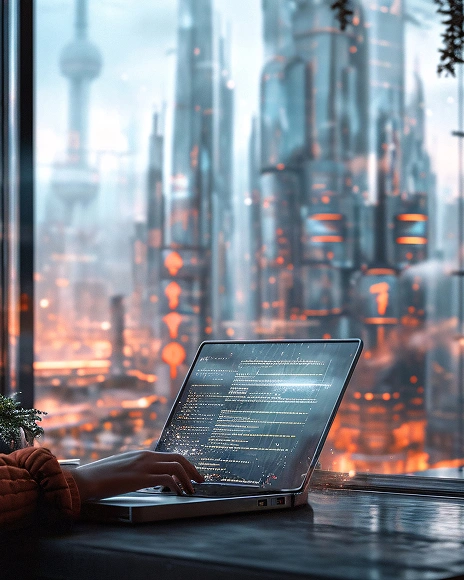 High-performance website development on laptop by full service digital solution in Perth